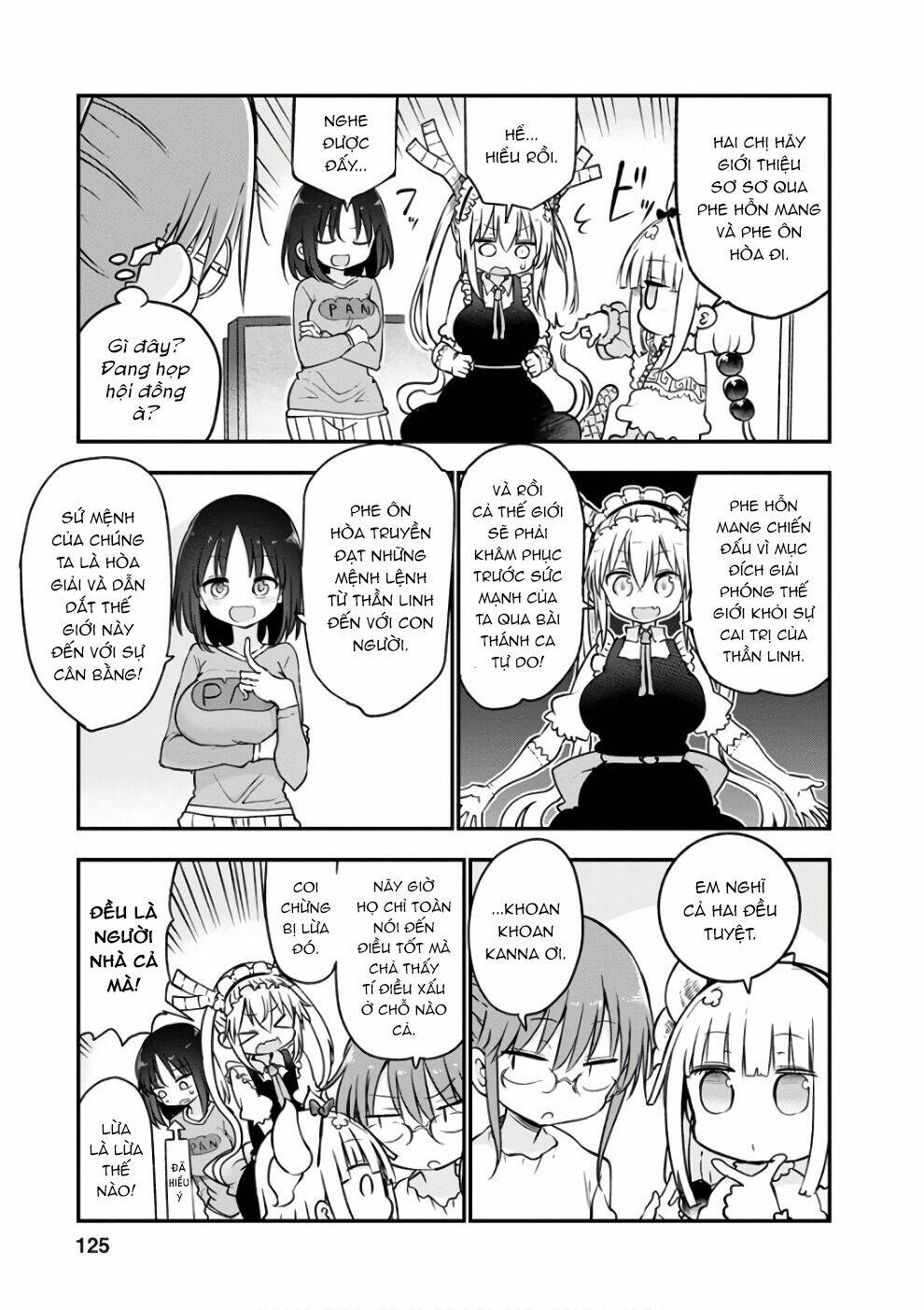 cuộc sống trả ơn của nàng rồng tohru! chapter 67: \"kanna và phe phái\" - Next chapter 68: \"kobayashi và chuyện kiêng rượu\"